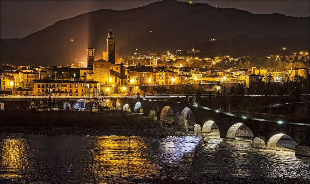 illuminazione ponte gobbo bobbio